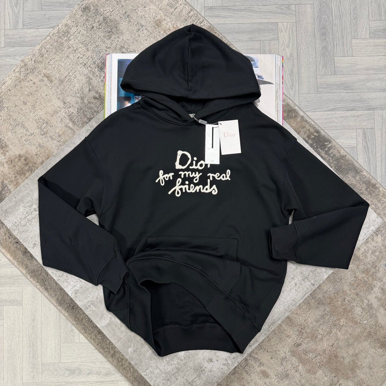 CD FRIENDS HOODIE - BLACK