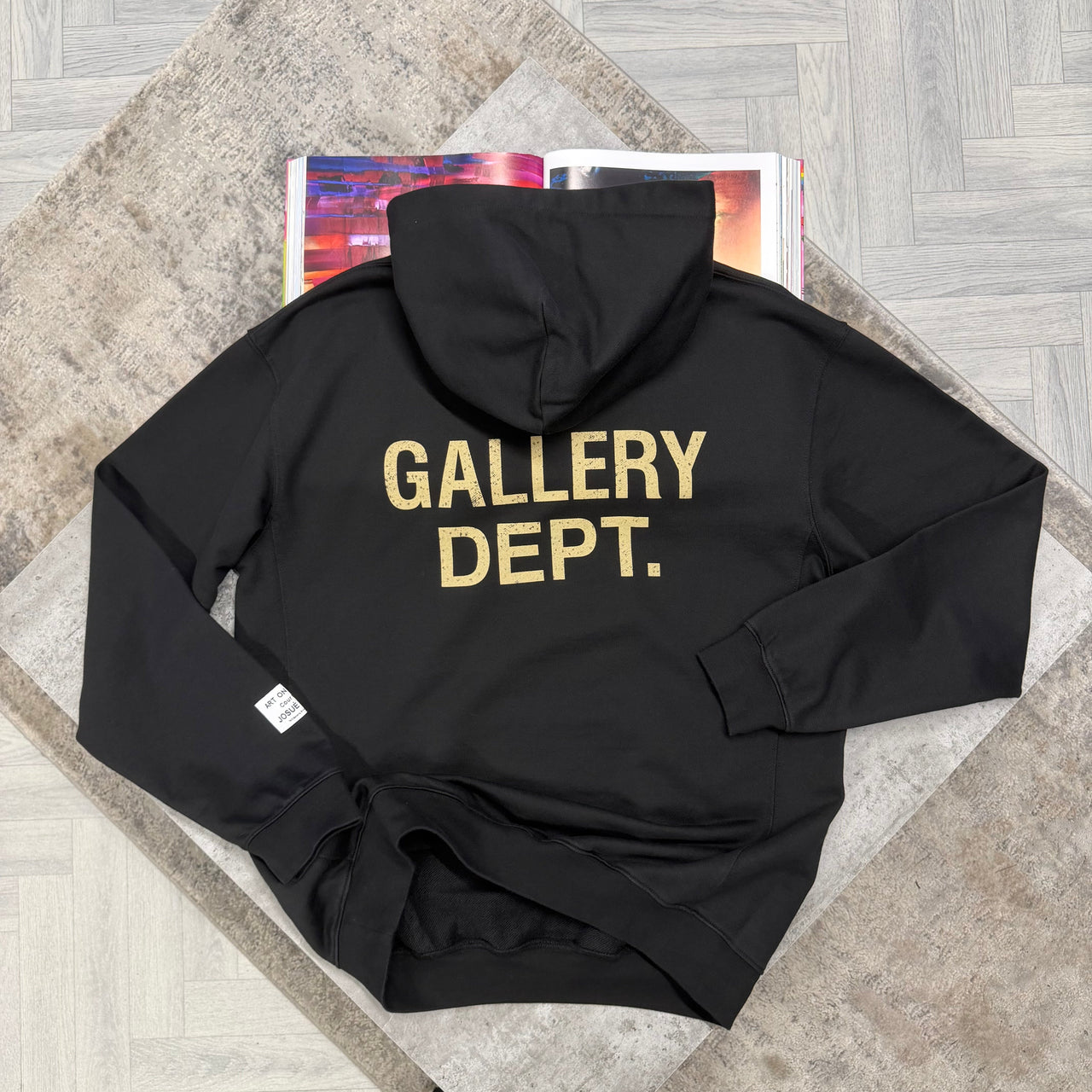 GD OVERSIZED LOGO HOODIE - BLACK