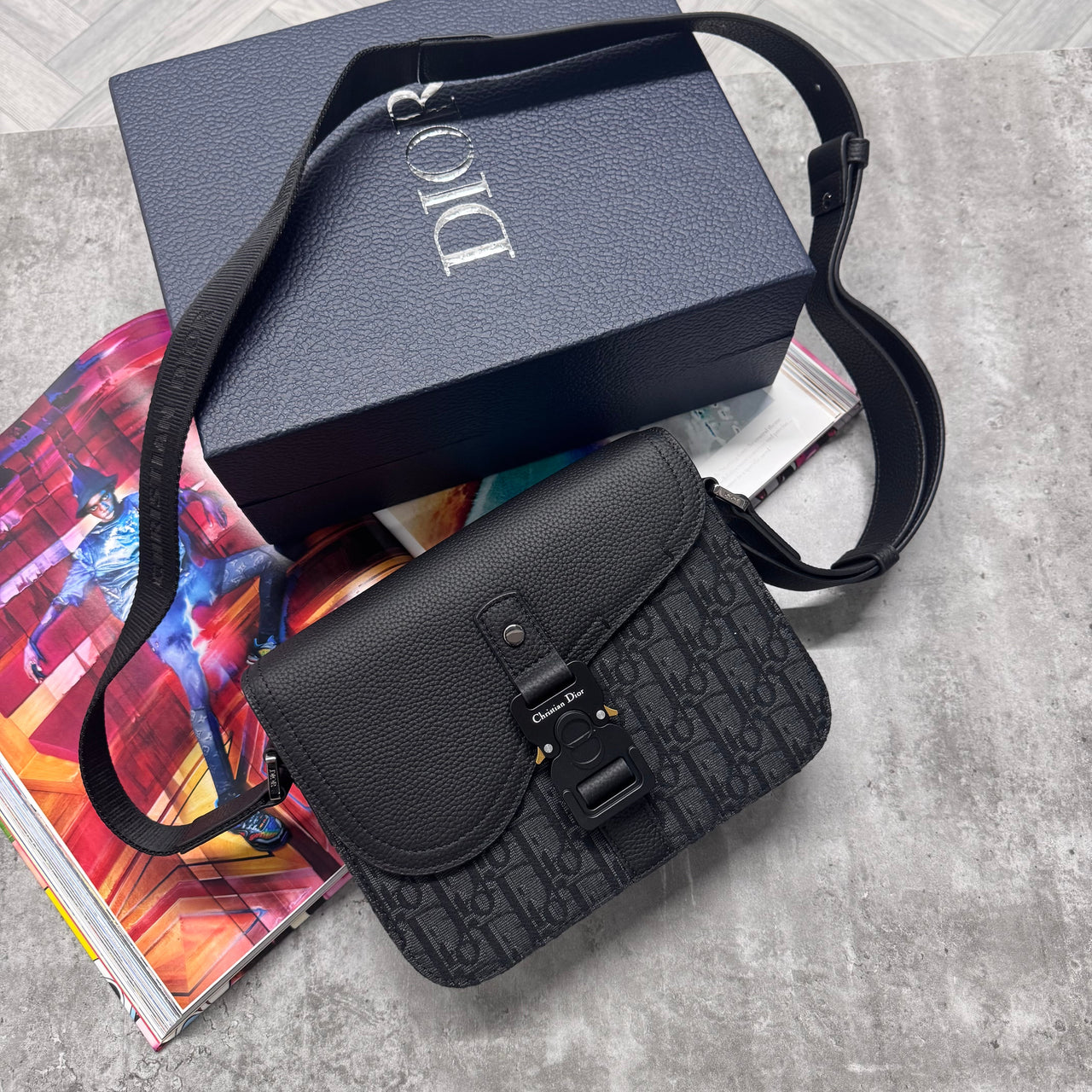 CD SADDLE BAG - BLACK