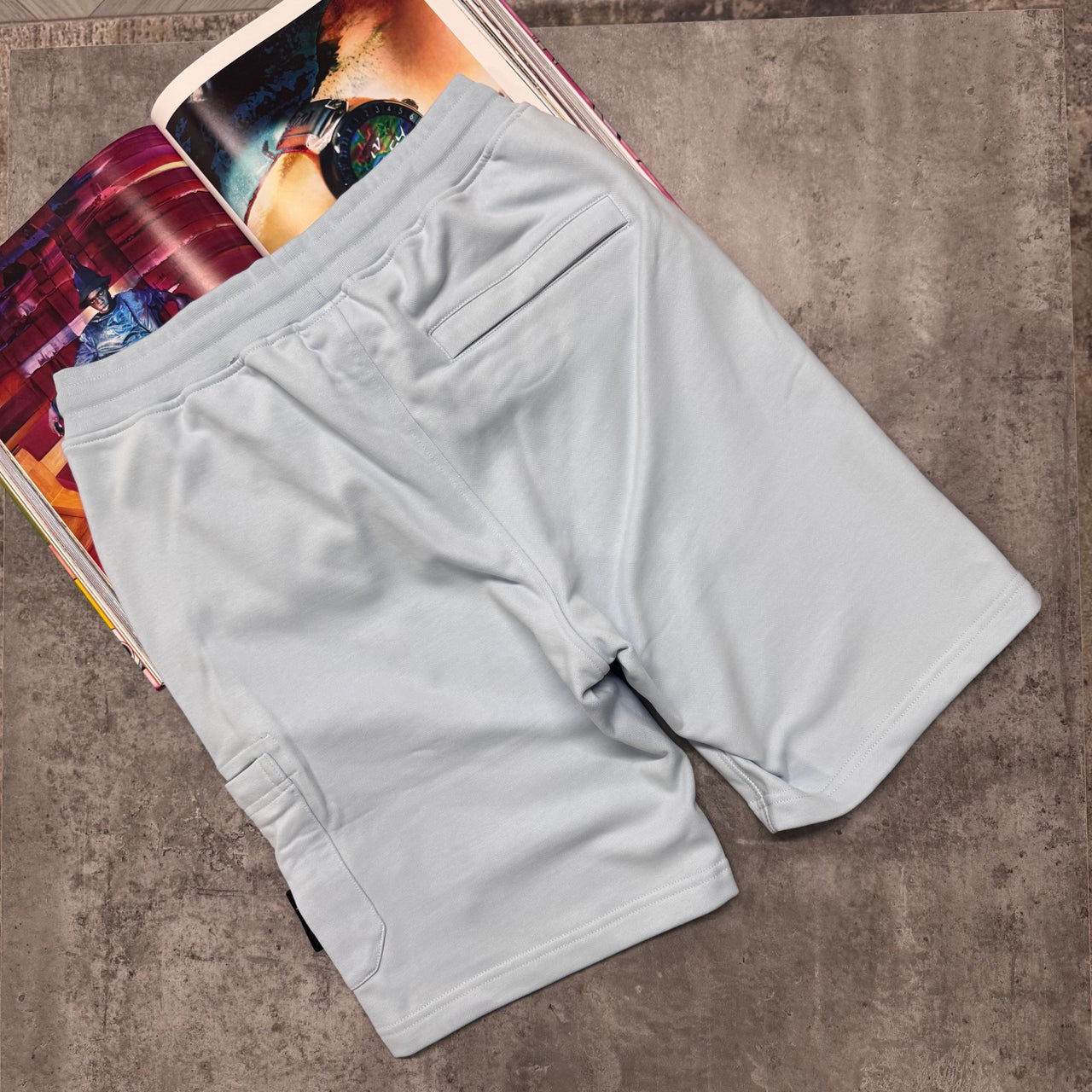 SI COTTON CARGO SHORTS - SKY BLUE