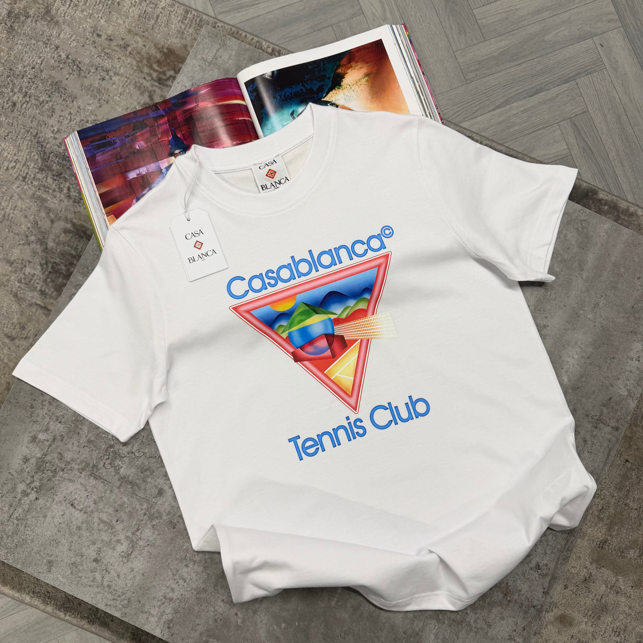 CB TENNIS CLUB T SHIRT - WHITE