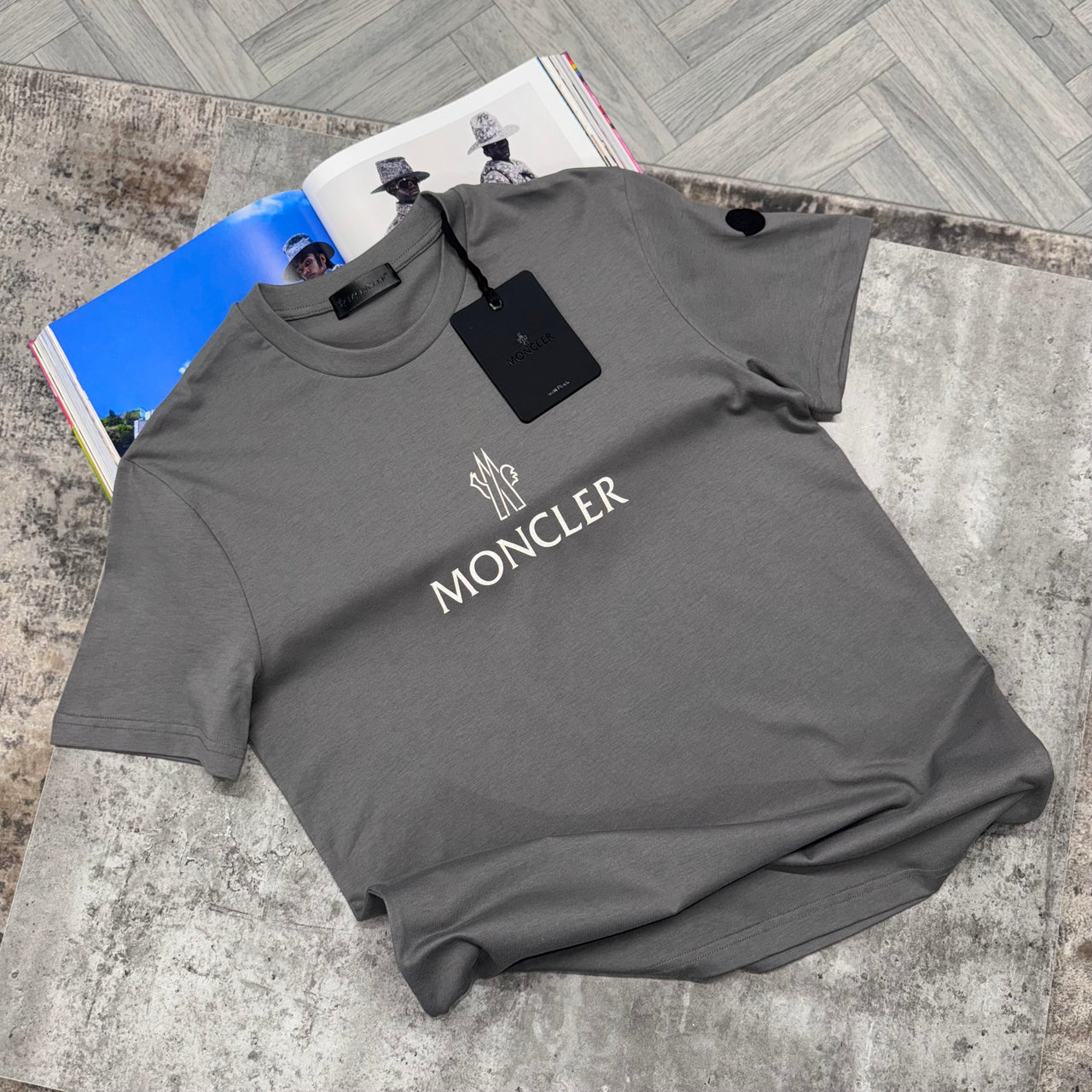 MNCLR REFLECTIVE T SHIRT - CHARCOAL