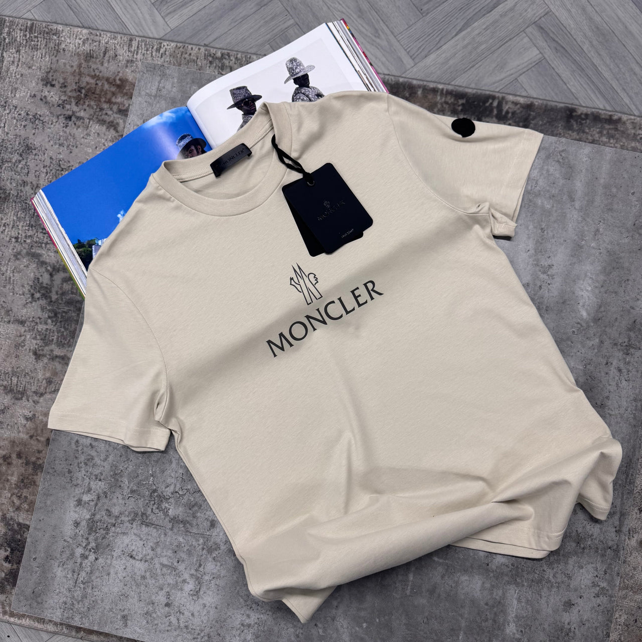 MNCLR REFLECTIVE T SHIRT - BEIGE